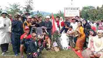 Kreativitas Warga Ciamis Meriahkan HUT ke-77 RI, Tampilkan Karnaval Domba Garut