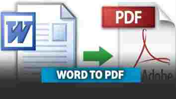 Cara mengubah word ke PDF