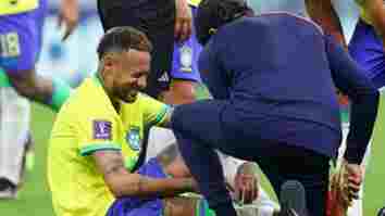 Menangis di Laga Brazil VS Serbia, Ini Kondisi Neymar Terbaru