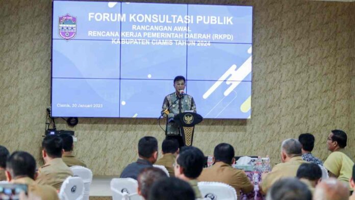 Bappeda Ciamis Gelar Forum Konsultasi Publik RKPD Tahun 2024
