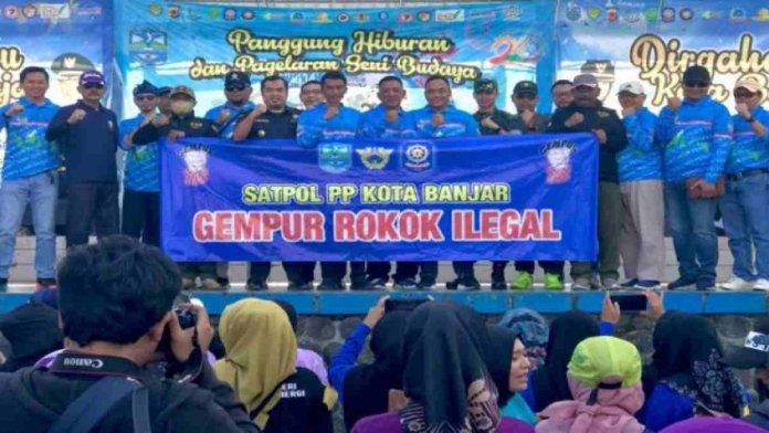 Pemerintah Gelar Sosialisasi Gempur Rokok Ilegal di Kota Banjar