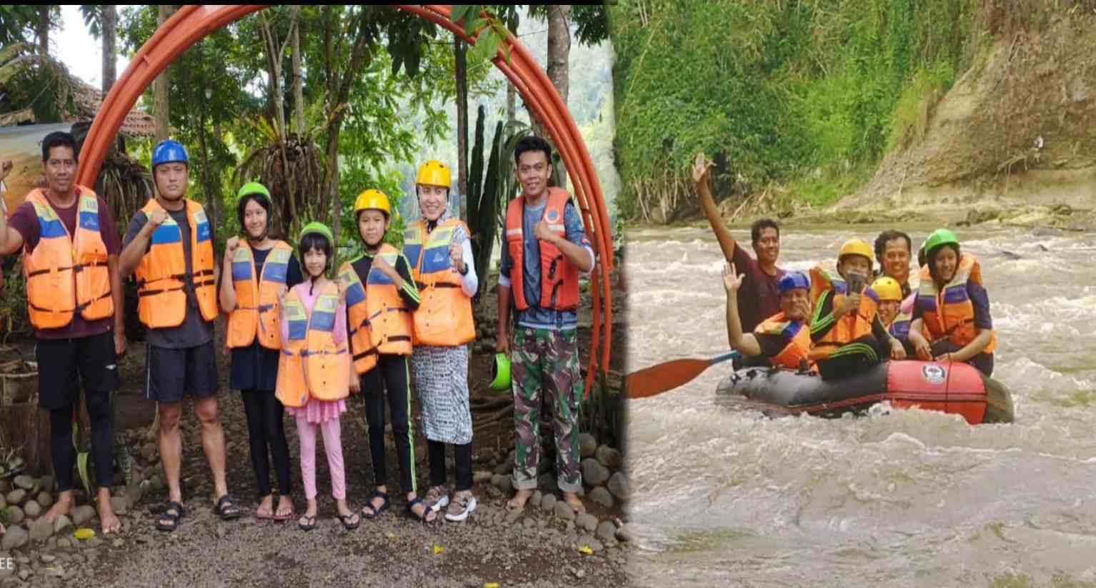 Indahnya Panorama Wisata Kabapa Kota Banjar Ada River Tubing